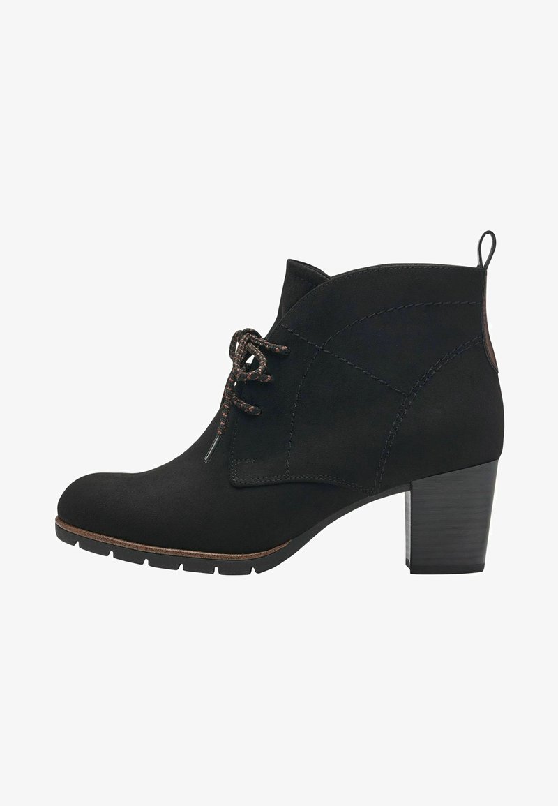 Marco Tozzi Bottines à lacets - black comb