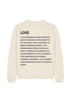 LOVE DEFINITION UNISEX  - Sweater - off white