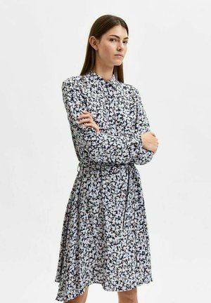 SLFFIOLA DRESS - Shirt dress - dark sapphire