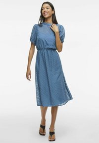VILA KURZARM - Vardagsklänning - coronet blue