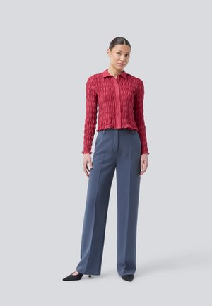 POSIEMD - Button-down blouse - rumba red