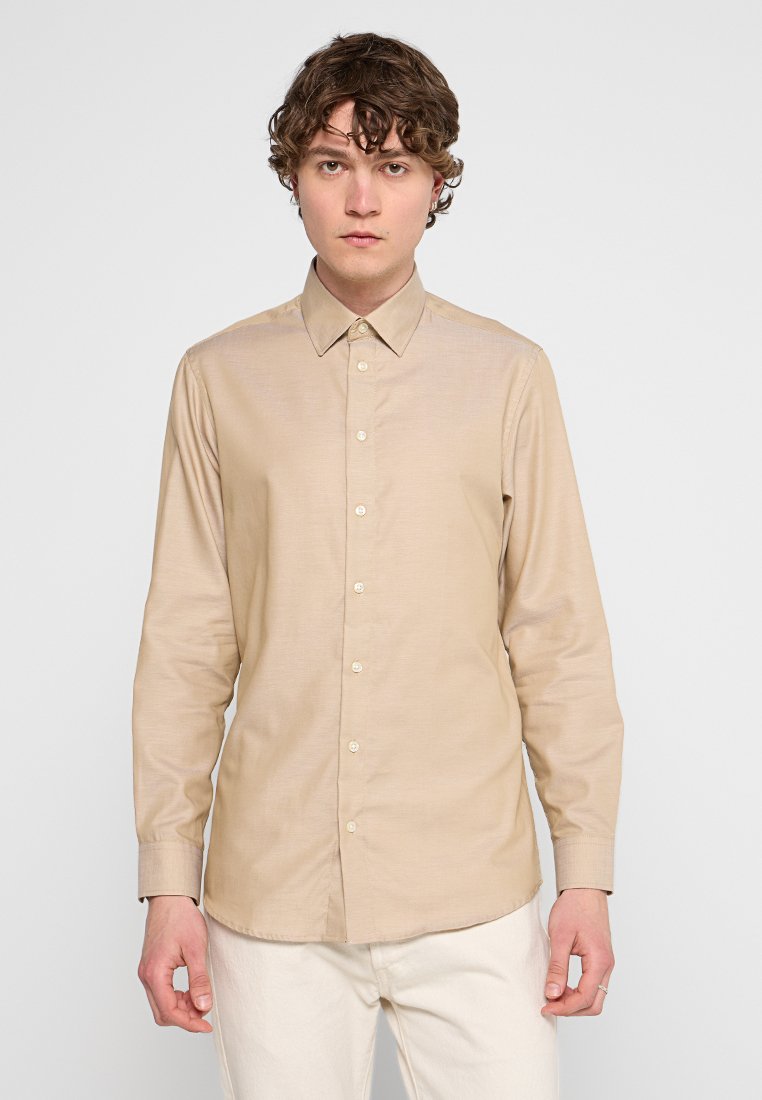 Selected Homme Overhemd zandkleur Selected Homme Overhemd zandkleur