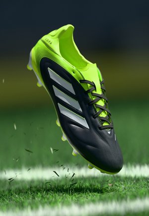 COPA PURE III LEAGUE FG/MG - Fußballschuhe für festen Untergrund - core black/footwear white/lucid lemon