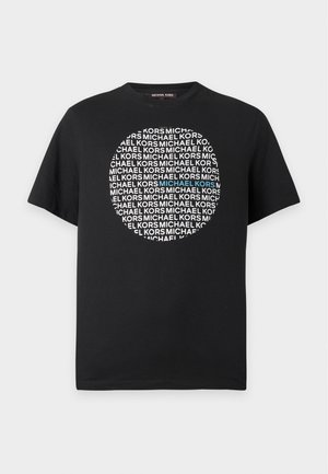 Michael Kors, PRINTED CIRCLE LOGO TEE - T-shirts print - black