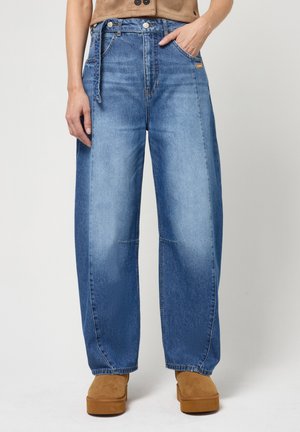 Gang, 94SARINA SEAM - BAGGY FIT - Baggy Jeans - auth midblue