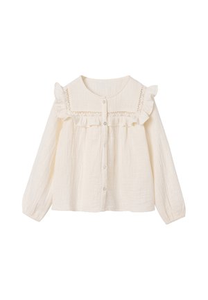 Vertbaudet, VERTBAUDET LONG-SLEEVED SHIRT FOR GIRLS - Blouse - vanilla