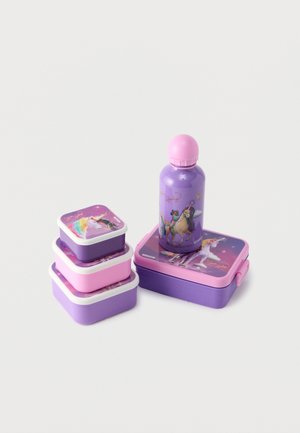 UNICORN ACADEMY LUNCH UNISEX SET - Sportovní lahev - purple