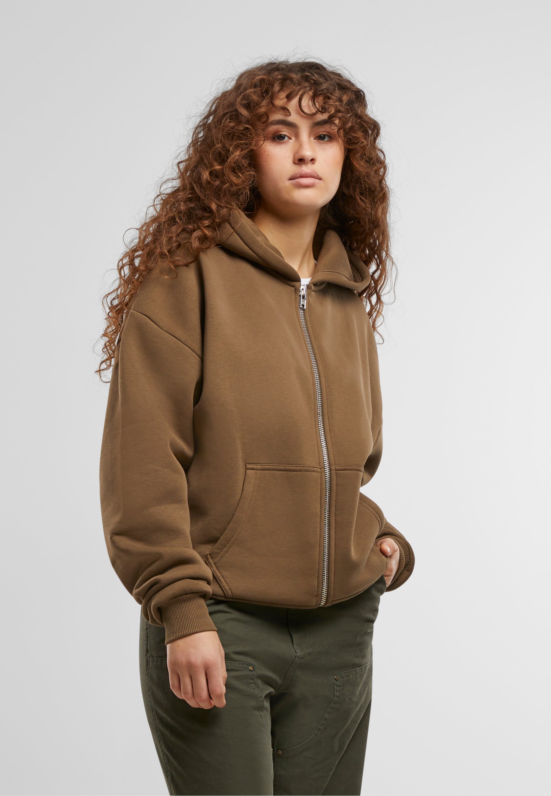 トップス Marron COLOR BLOCK ZIP SWEATSHIRT - Maroon Grey | ZARA Canada