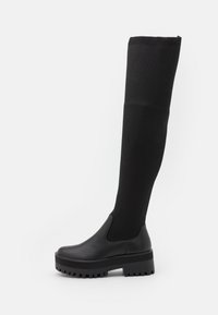 Even&Odd Wide Fit Botas mosqueteras - black