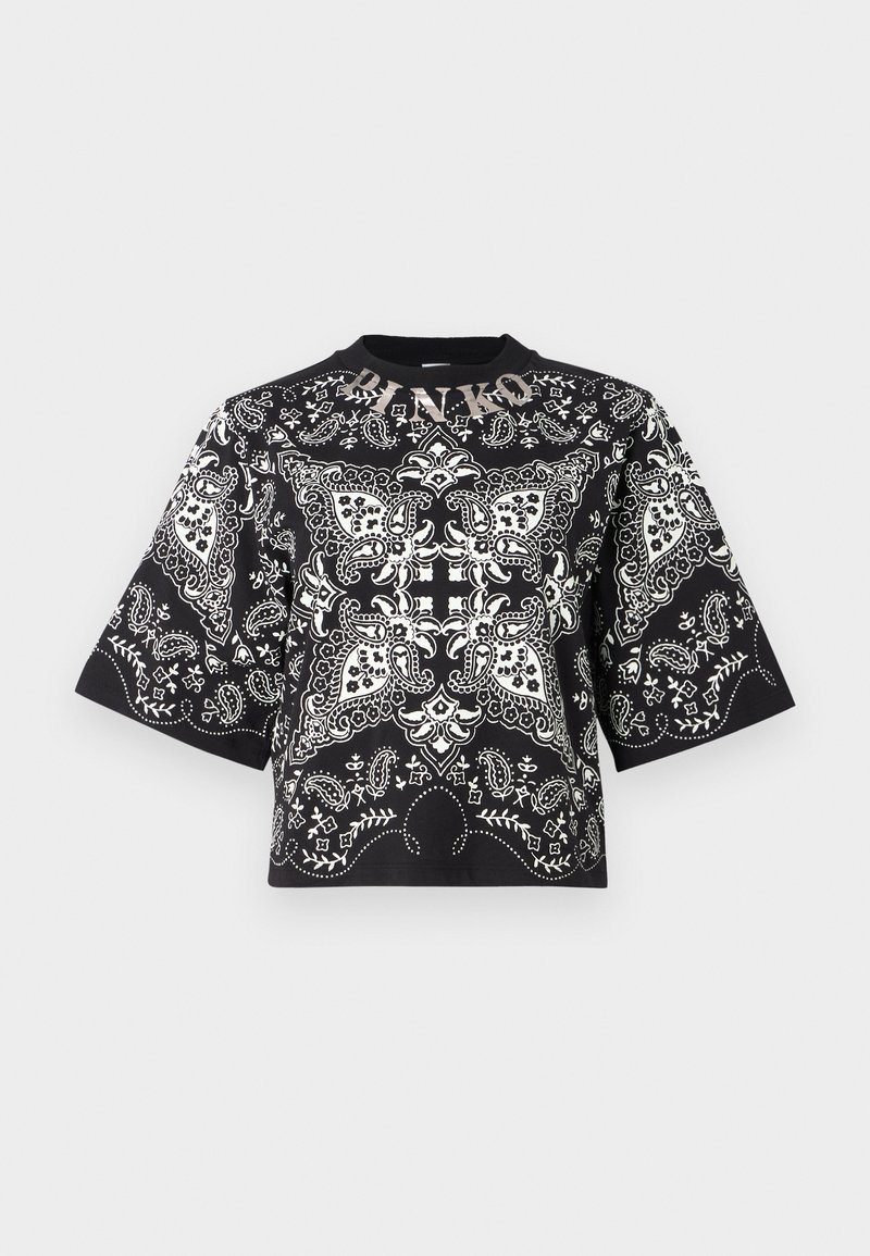 pinko T-shirt print zwart