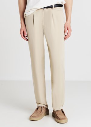 Calliope CON PINCES - Pantalon classique - beige