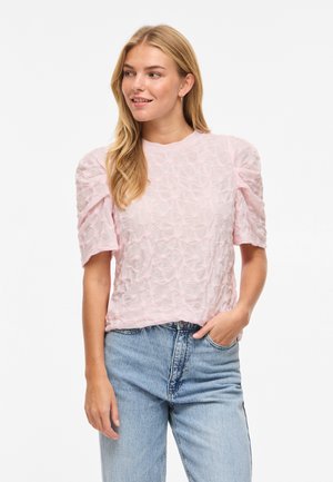 VILA VIELAINE O NECK - Tričko s potlačou - cherry blossom