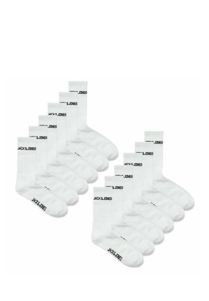 12 PAAR - Socken - weiß