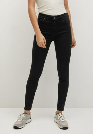 Skinny-Farkut - black denim