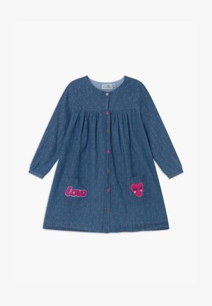 Denimové šaty - jeans blau