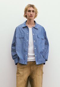 PULL&BEAR - STRIPED - Summer jacket - blue Thumbnail Image 1