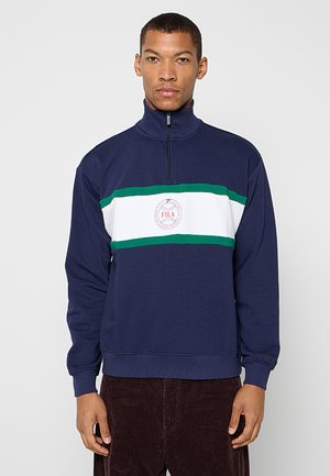 PARELLA LOOSE FIT - Športni pulover - black iris-bright white