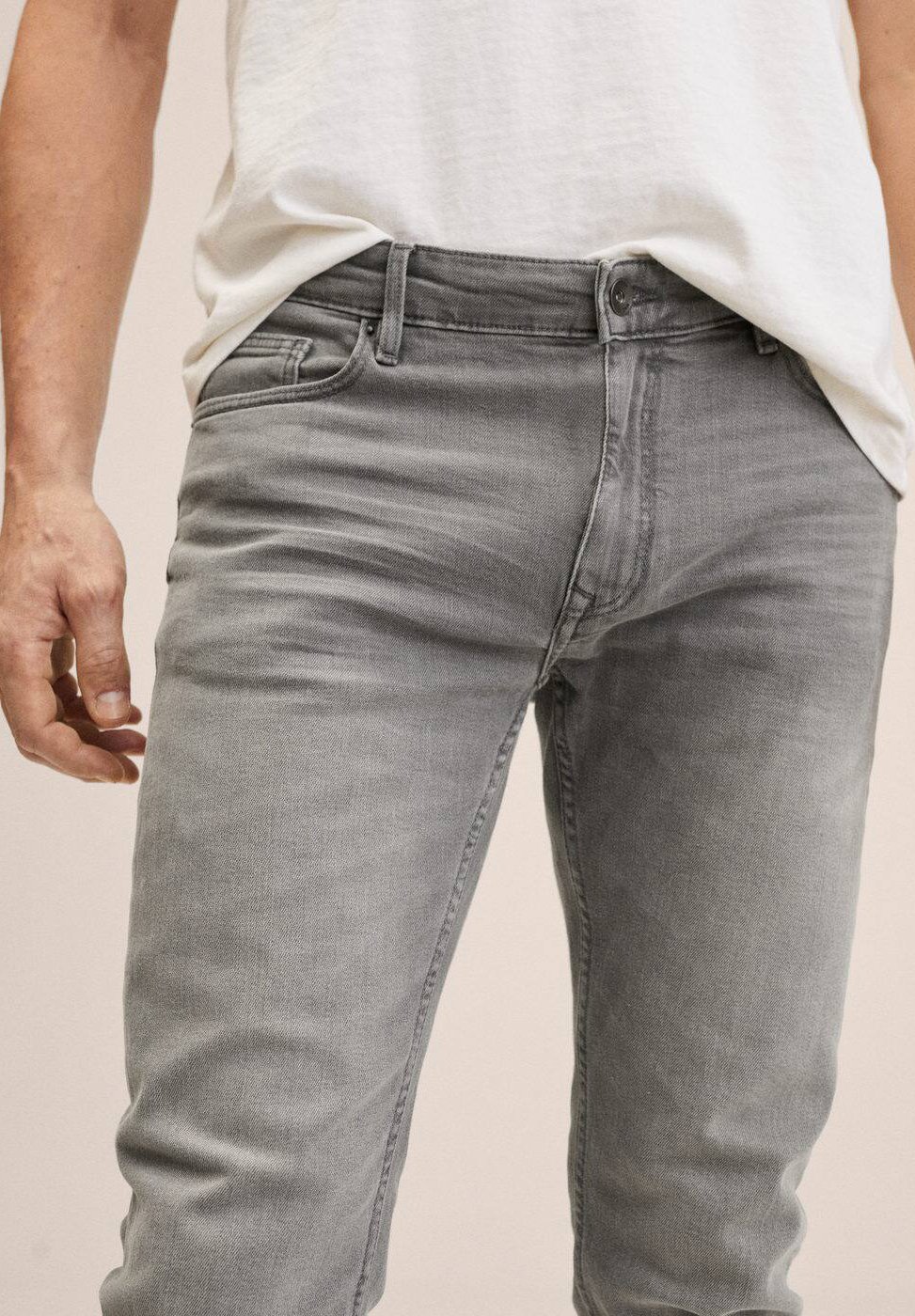Mango JUDE - Slim fit jeans - denimgrau 