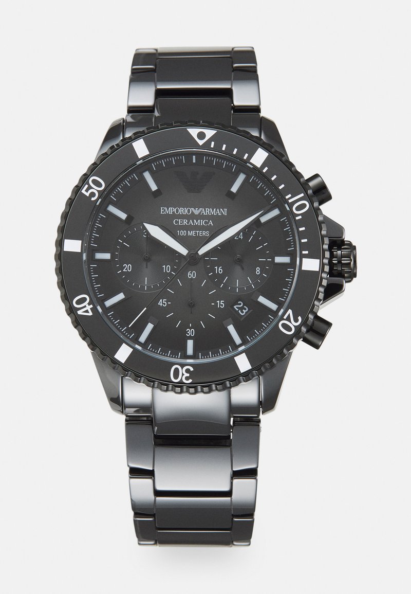 Emporio Armani Montre à aiguilles - Black/noir Emporio Armani Montre à aiguilles - Black/noir
