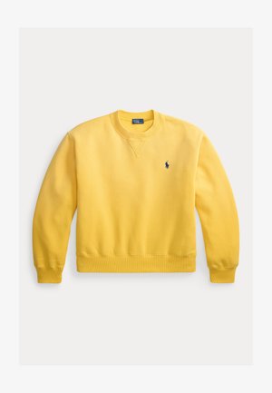 Polo Ralph Lauren CREW NECK - Bluză de molton - collegiate yellow