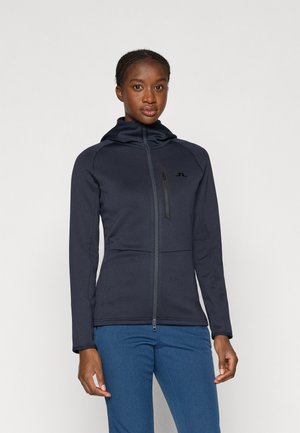 MILLY POLARTEC HOOD - Sweater met rits - navy