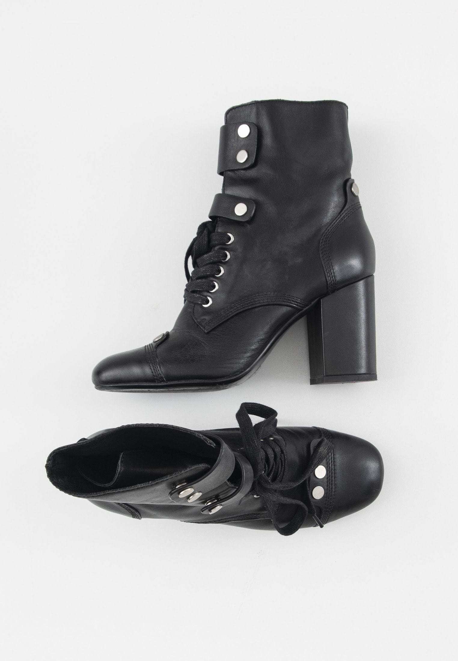 Lola Cruz Botas con cordones - black/negro - Zalando.es