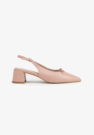 A BLOCK HEEL - Pumps - pink