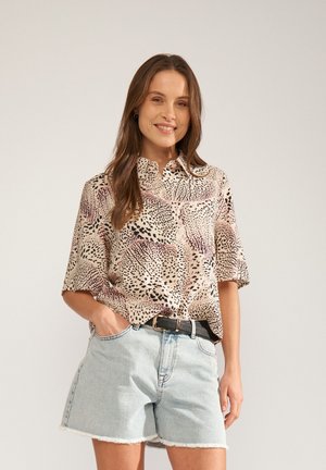 Nümph NUSHELLA SHIRT - Hemdbluse - whitecap gray