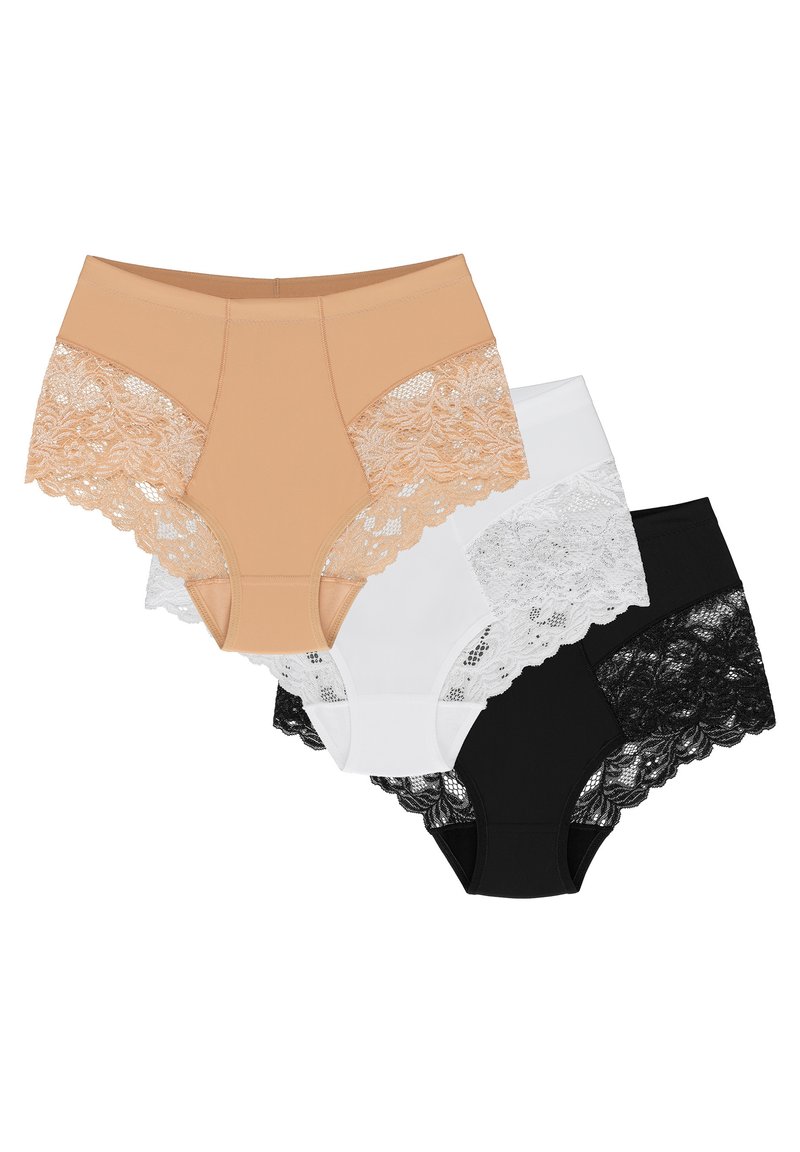 Wolbar SLIMEA 3 PACK - Shapewear - beige/white/black/beige - Zalando