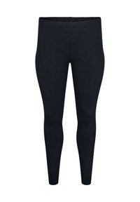 Mustad retuusid venivast kangast, millel on sile tekstuur ja elastne vöökoht. Keha järgnev lõige ulatub kuni pahkluuni.