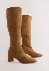 FOREVER COMFORT BLOCK - Cizme - mottled brown