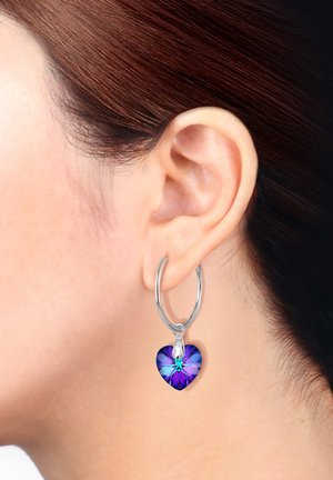 Elli SPARKLING HEART - Ohrringe - violett