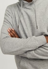 Jack & Jones Mikina s kapucí - light grey