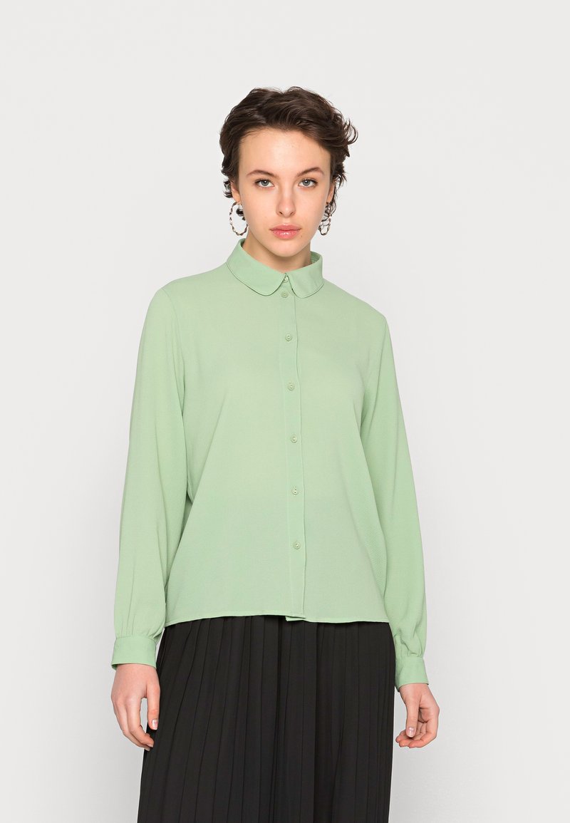 JDY JDYBROOKE LS NOOS - Blusa com botões - basil
