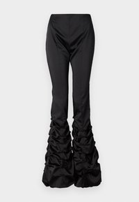 PLEATED TROUSER - Püksid - black