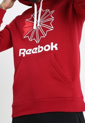 Jersey con capucha - dark red