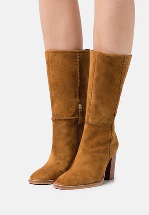 Bruno Premi Bottes à talons hauts - cognac