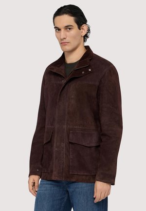 Trussardi Veste en cuir - brown aosta