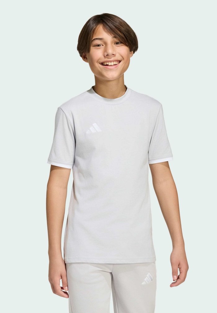 adidas PERFORMANCE ENTRADA26 TEE KIDS UNISEX - Camiseta básica - team light grey/white