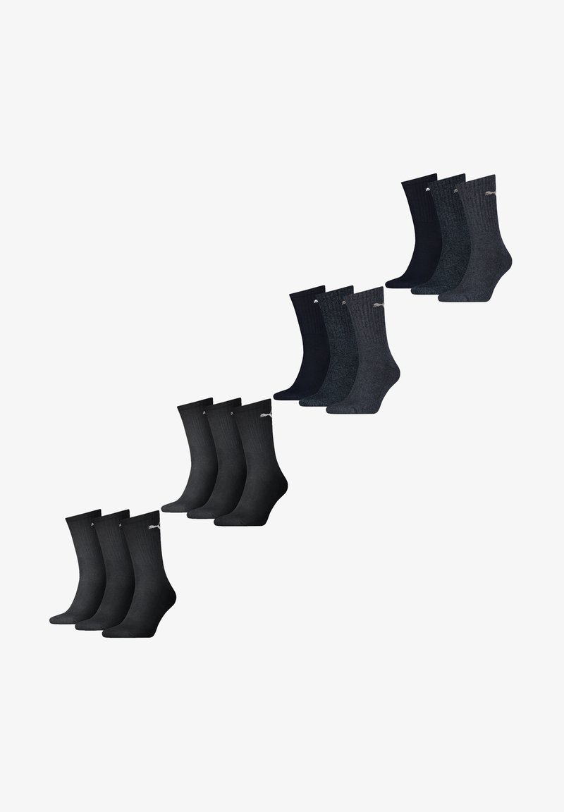 Puma CREW 12 PACK - Sokken - paar black paar navy