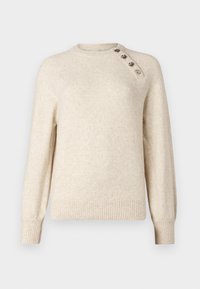 ONLEMMA BUTTON O NECK - Striktrøje - pumice stone