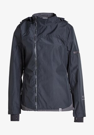 Soft shell jacket - black/asphalt