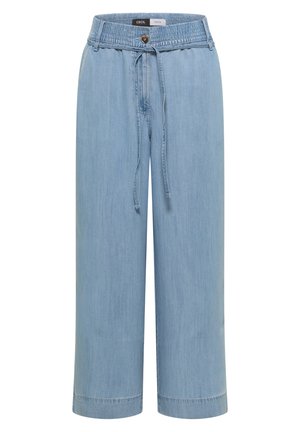 Cecil, HIGH WAIST WIDE LEG HOSE IM WASHED-LOOK - Jean boyfriend - light blue wash