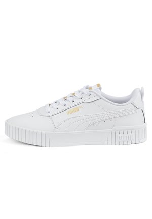 CARINA  TAPE  - Sneaker low - puma white puma white  gold