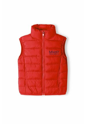 PADDED PUFFER GILET - Waistcoat - red