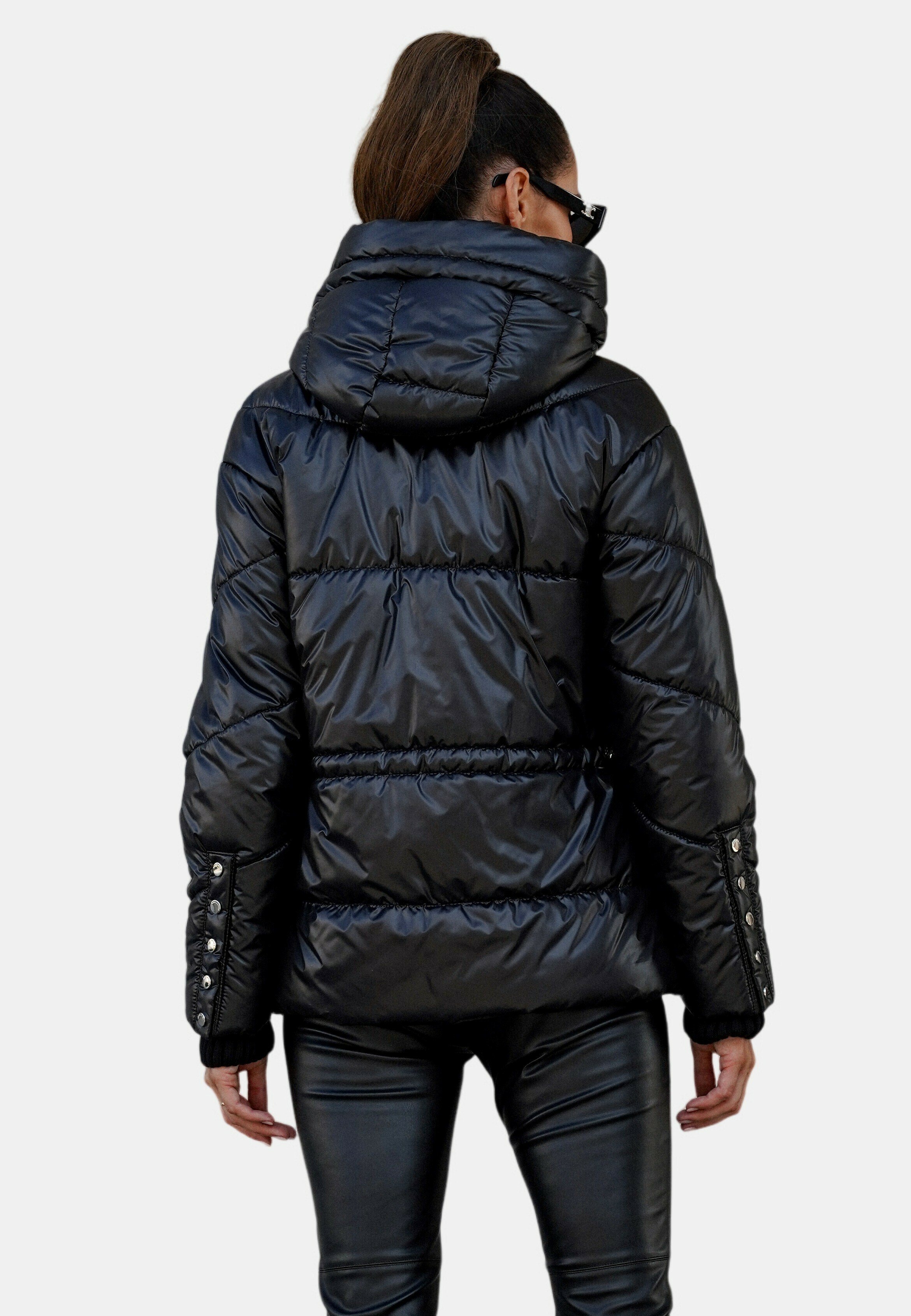 ゆ*う様   Black Down Jacket Yukio, Down ski jacket with hood for men | Mackage® US