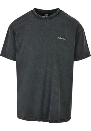 Urban Classics SMALL EMBROIDERY  - Lihtne T-särk - black