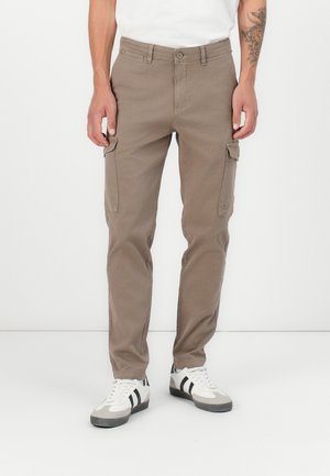 Jack & Jones JPSTACE ARTHUR DOBBY  - Cargo trousers - brindle