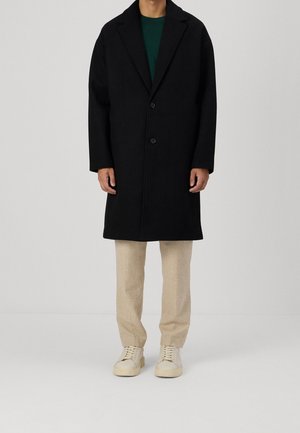Klassischer Mantel - black