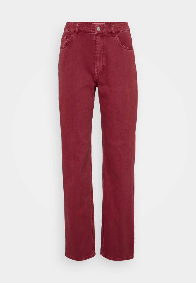 Only Tall Relaxed fit jeans donkerrood Only Tall Relaxed fit jeans donkerrood